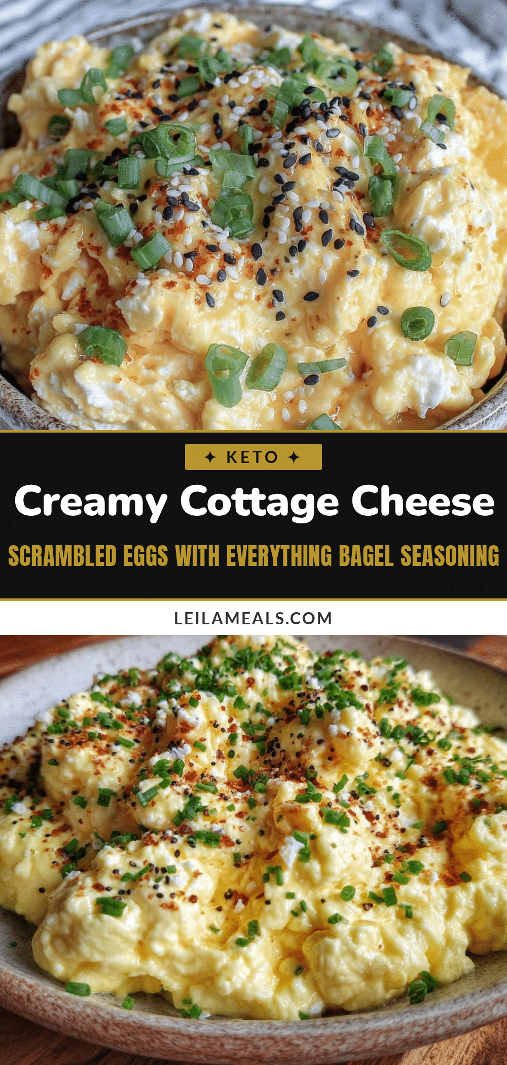 creamy viral cottage cheese scrambled eggs recipe