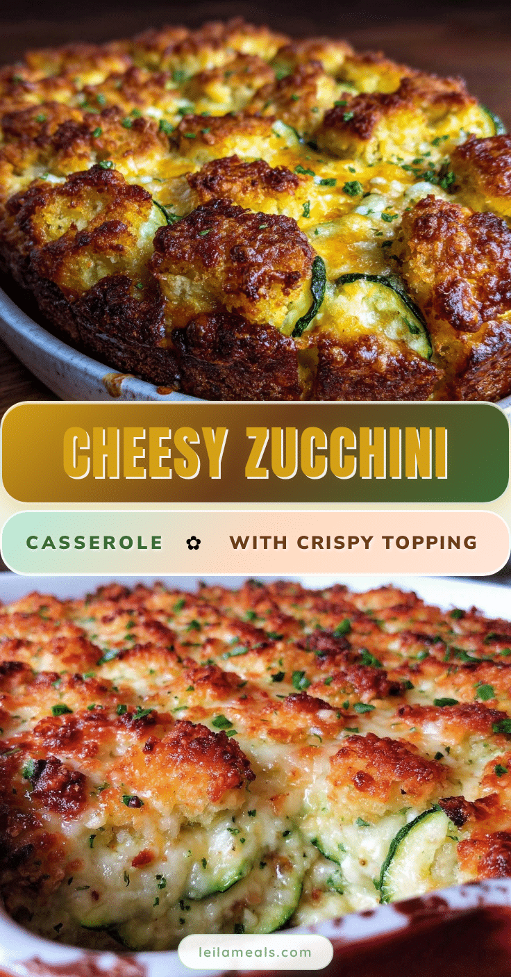 crispy cheesy zucchini casserole recipe