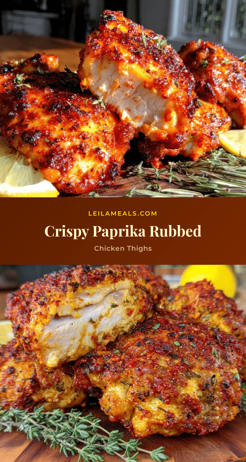 crispy oven-baked boneless skinless chicken thighs recipe