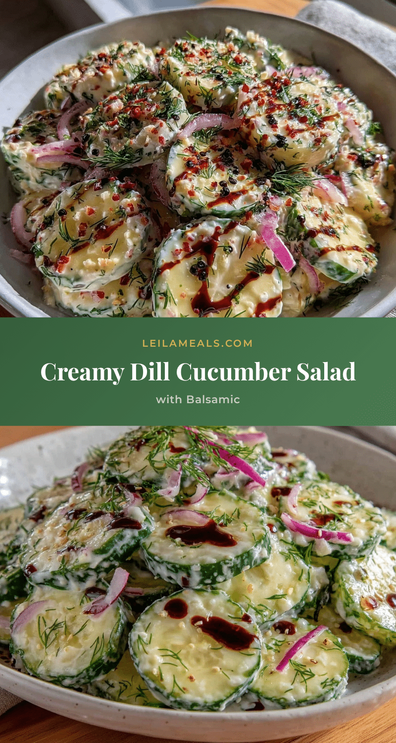 fresh creamy cucumber salad recipe