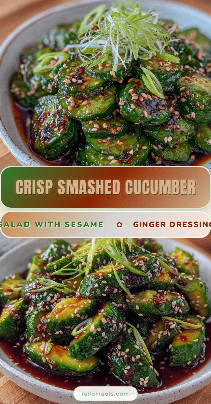 fresh smashed cucumber salad recipe