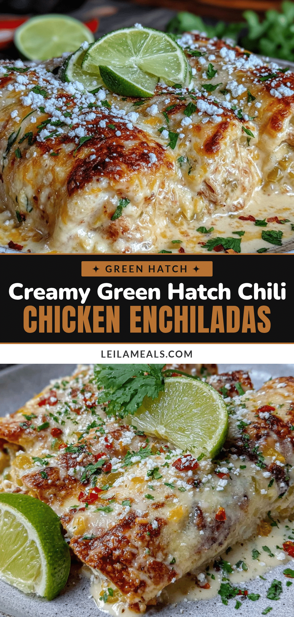 green hatch chili chicken enchiladas recipe