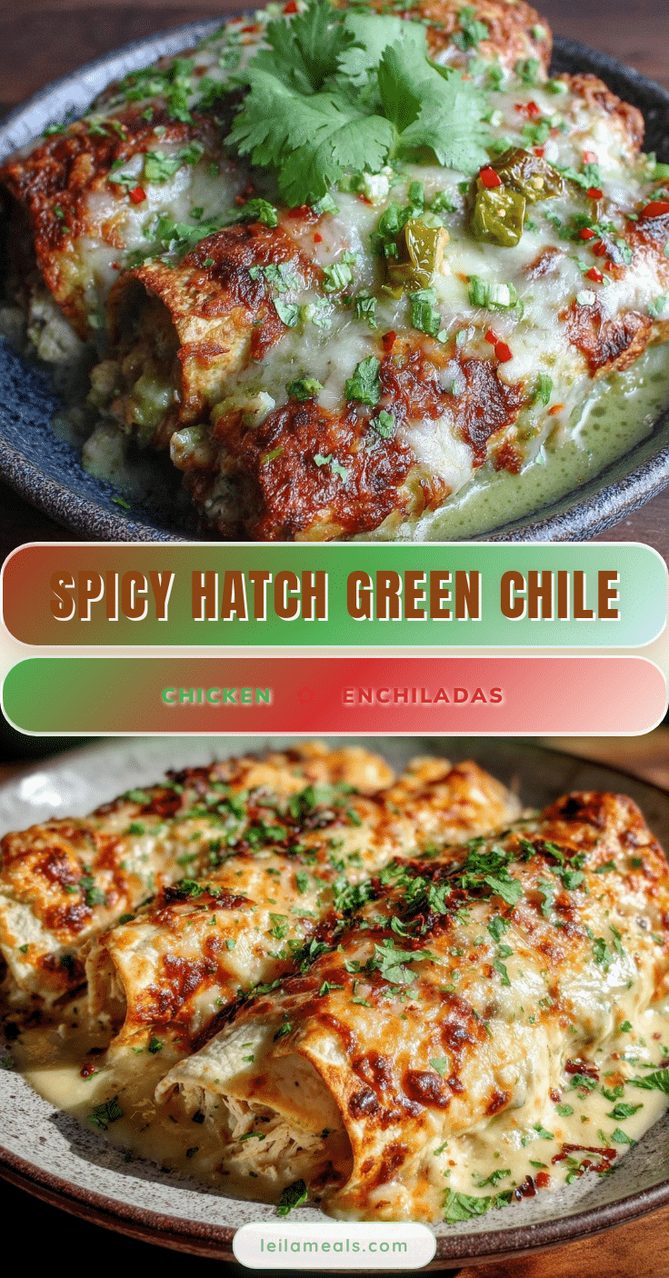 hatch green chile chicken enchiladas recipe