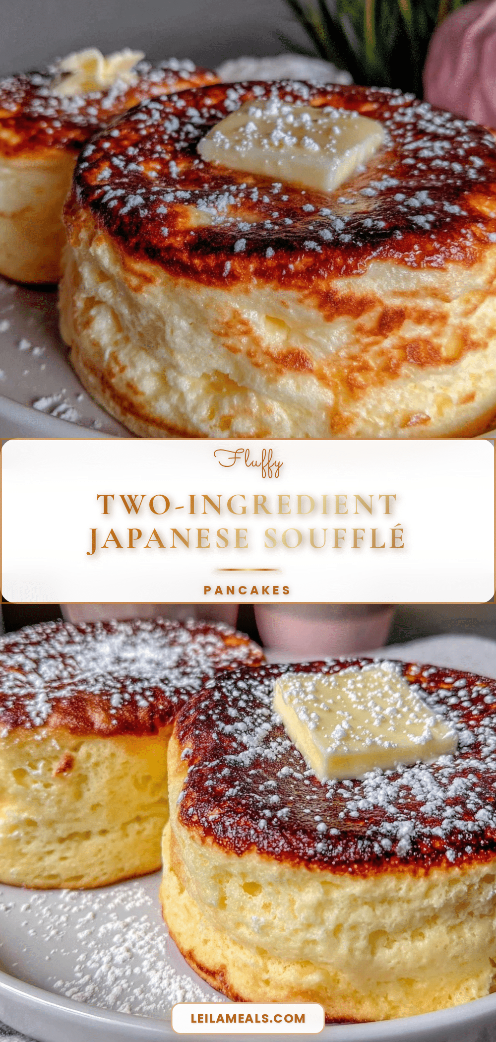 Japanese-style soufflé pancakes recipe
