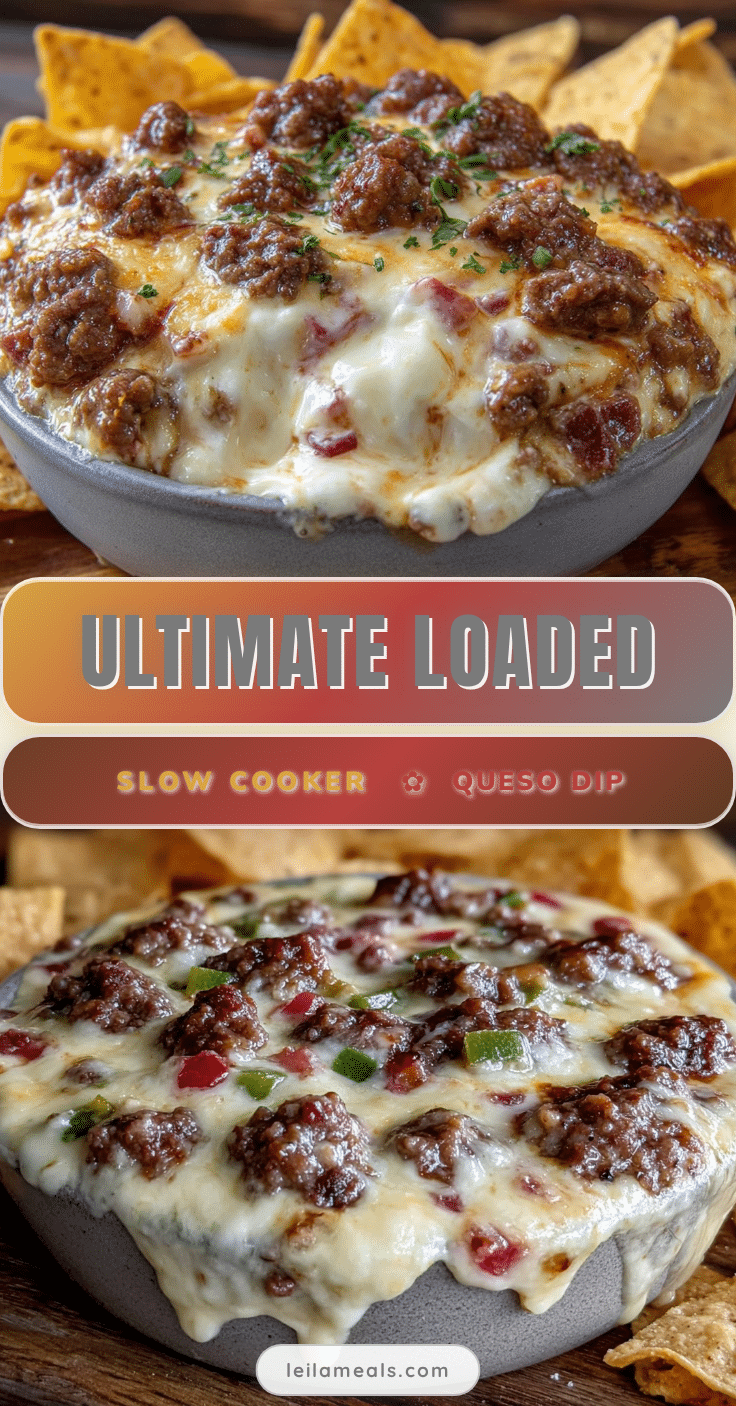 loaded slow cooker queso dip recipe