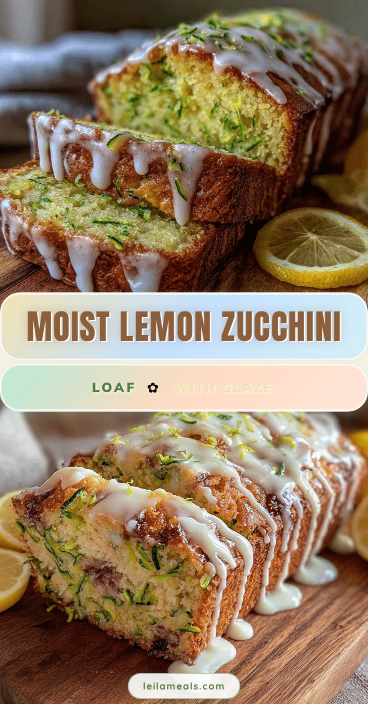 moist lemon zucchini loaf recipe