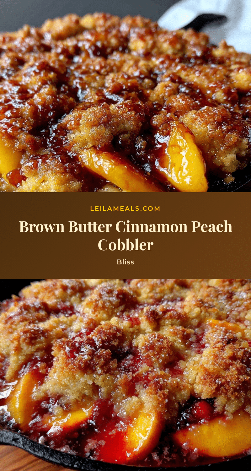 skillet peach cobbler recipe