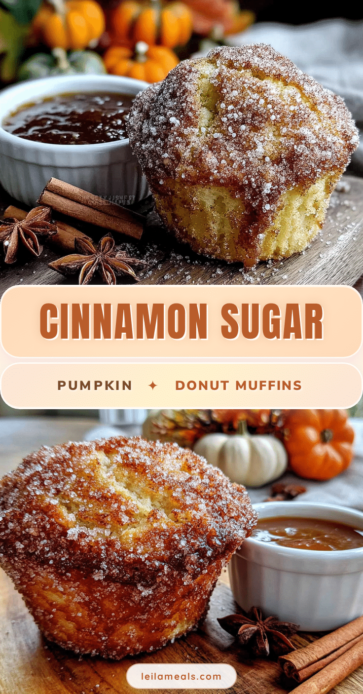 baked pumpkin donut muffins recipe