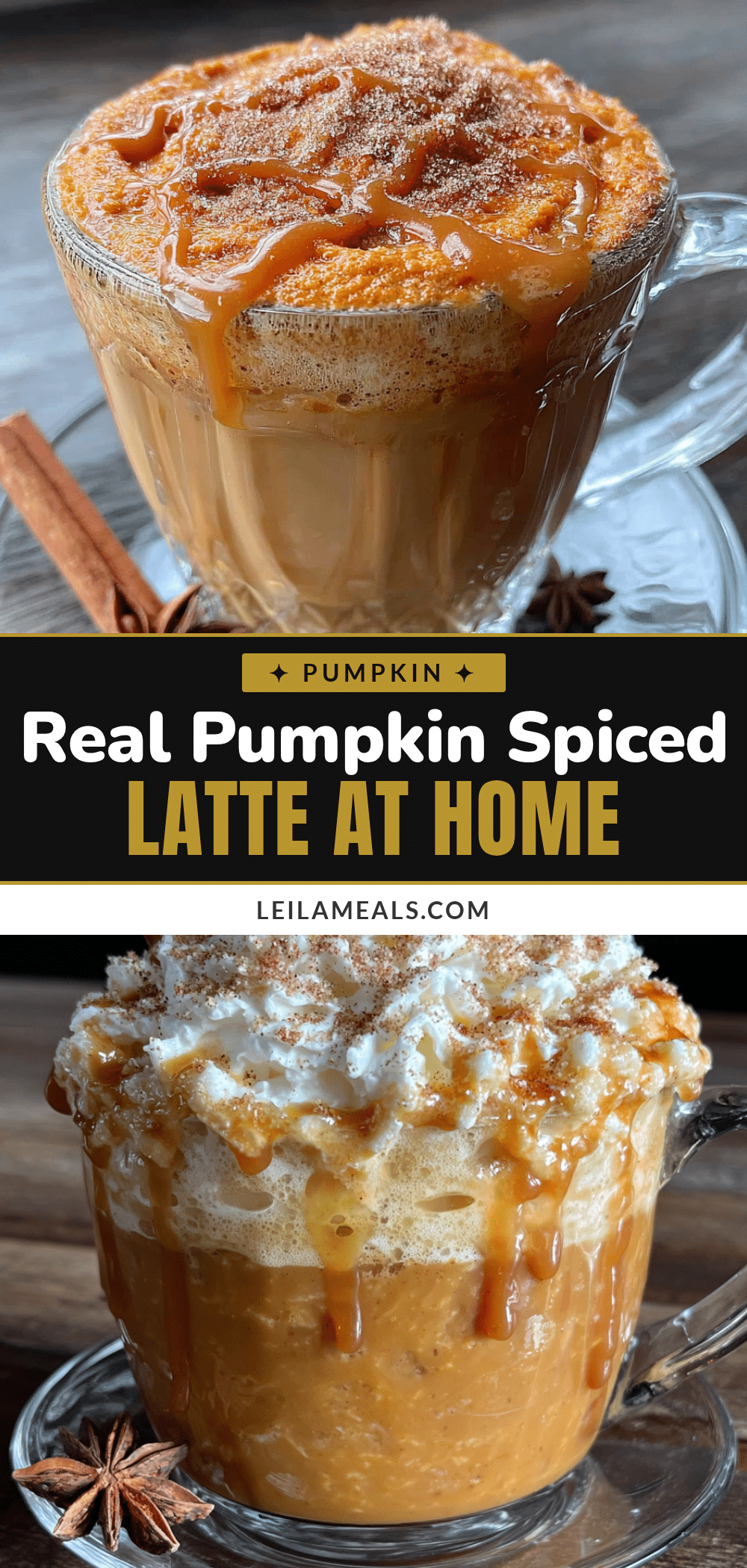 best homemade pumpkin spice latte with real pumpkin recipe