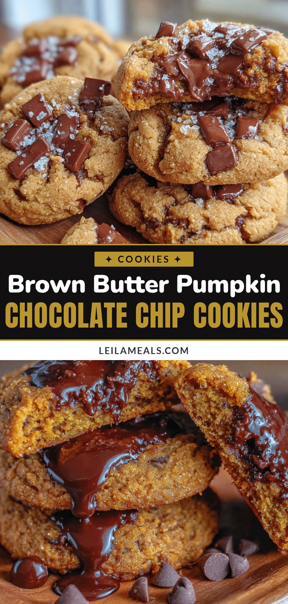 brown butter pumpkin chocolate chip cookies recipe