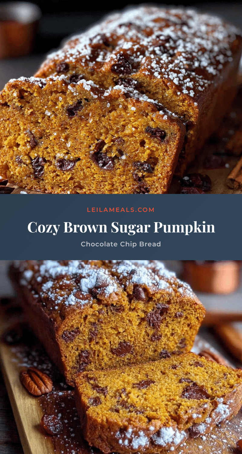 brown sugar pumpkin chocolate chip bread recipe