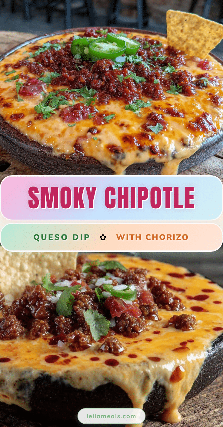 chipotle queso dip with chorizo recipe