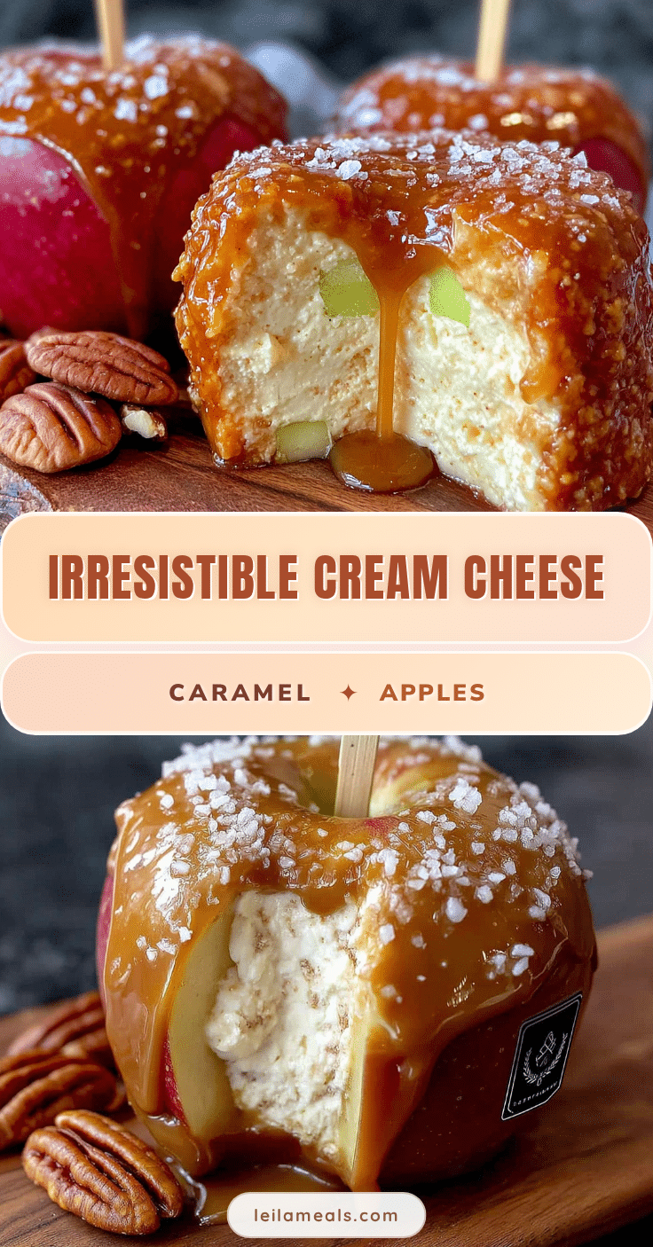 cream cheese stuffed caramel apples recipe