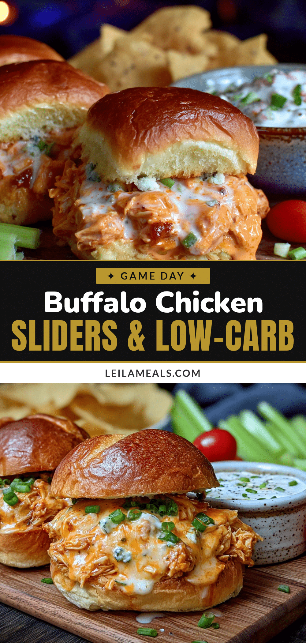 crockpot buffalo chicken sliders recipe