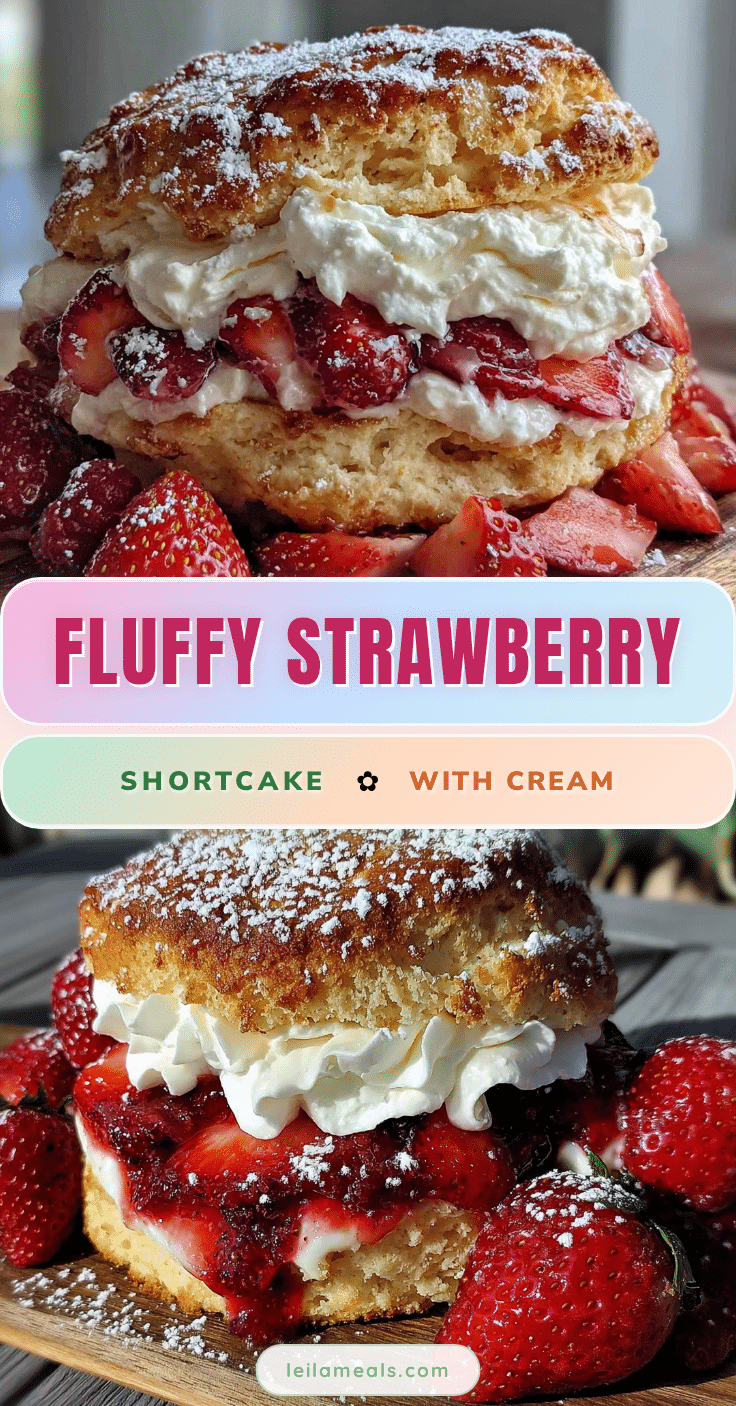 easy homemade strawberry shortcake with whipped cream recipe
