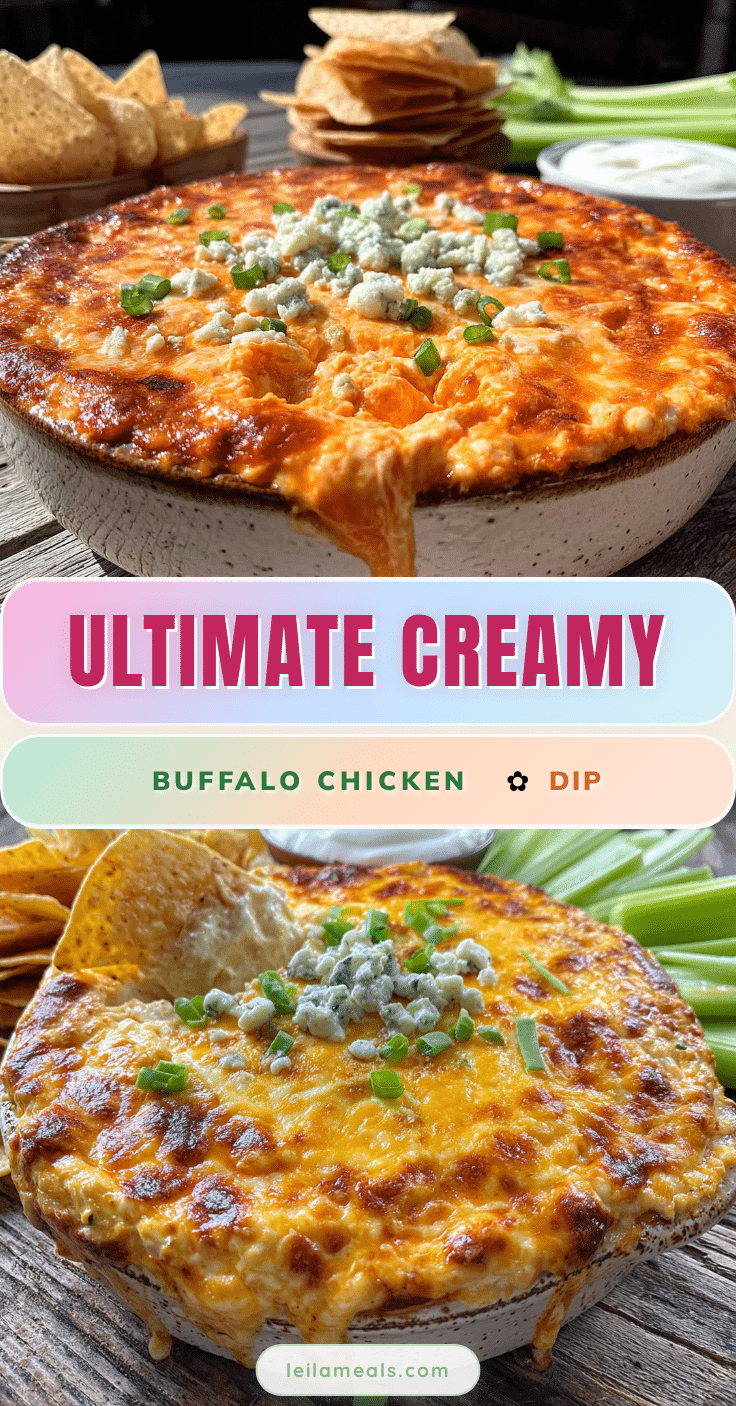 loaded buffalo chicken dip recipe
