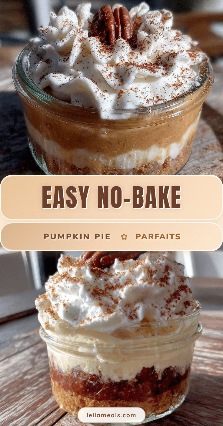 no-bake pumpkin pie parfait recipe
