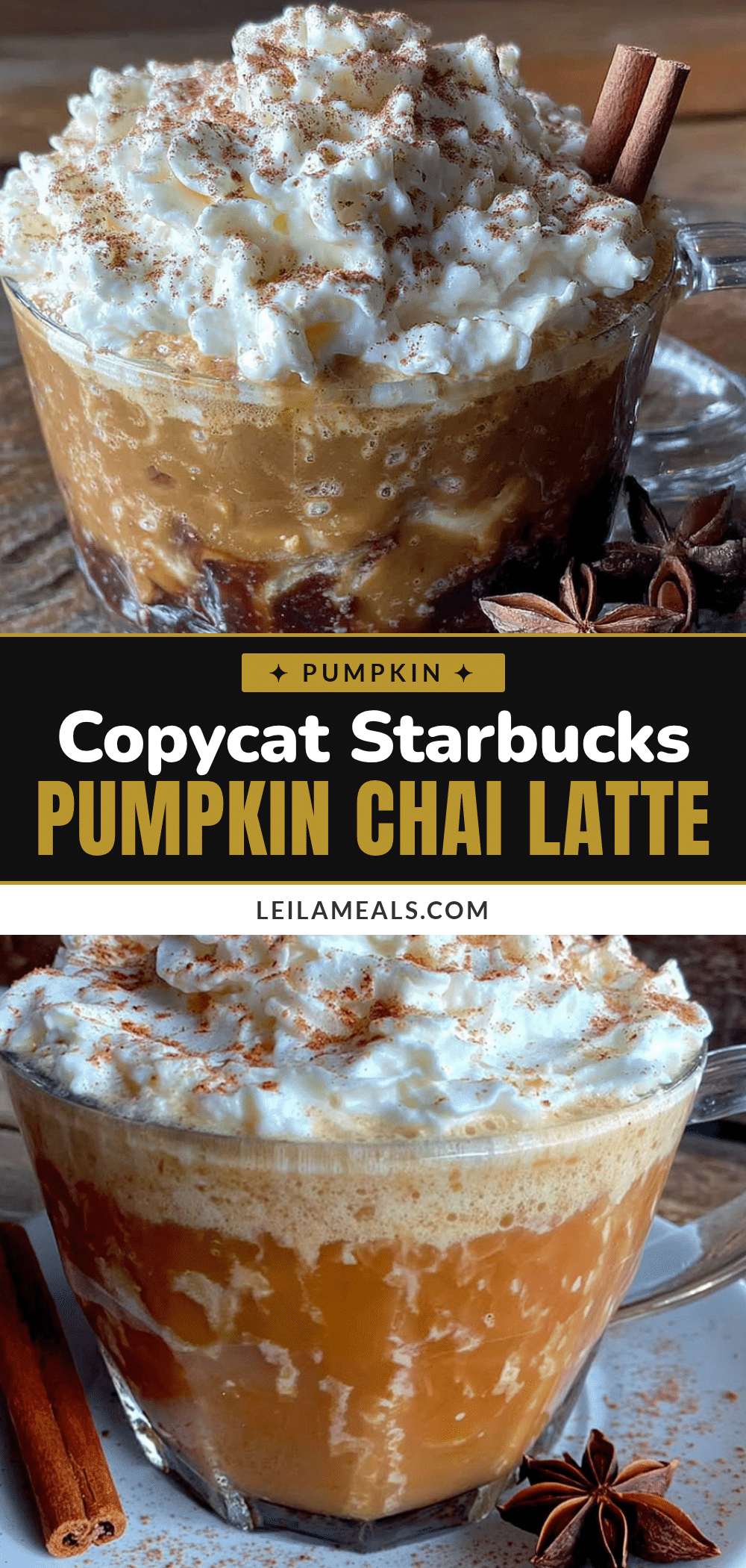 pumpkin chai latte recipe