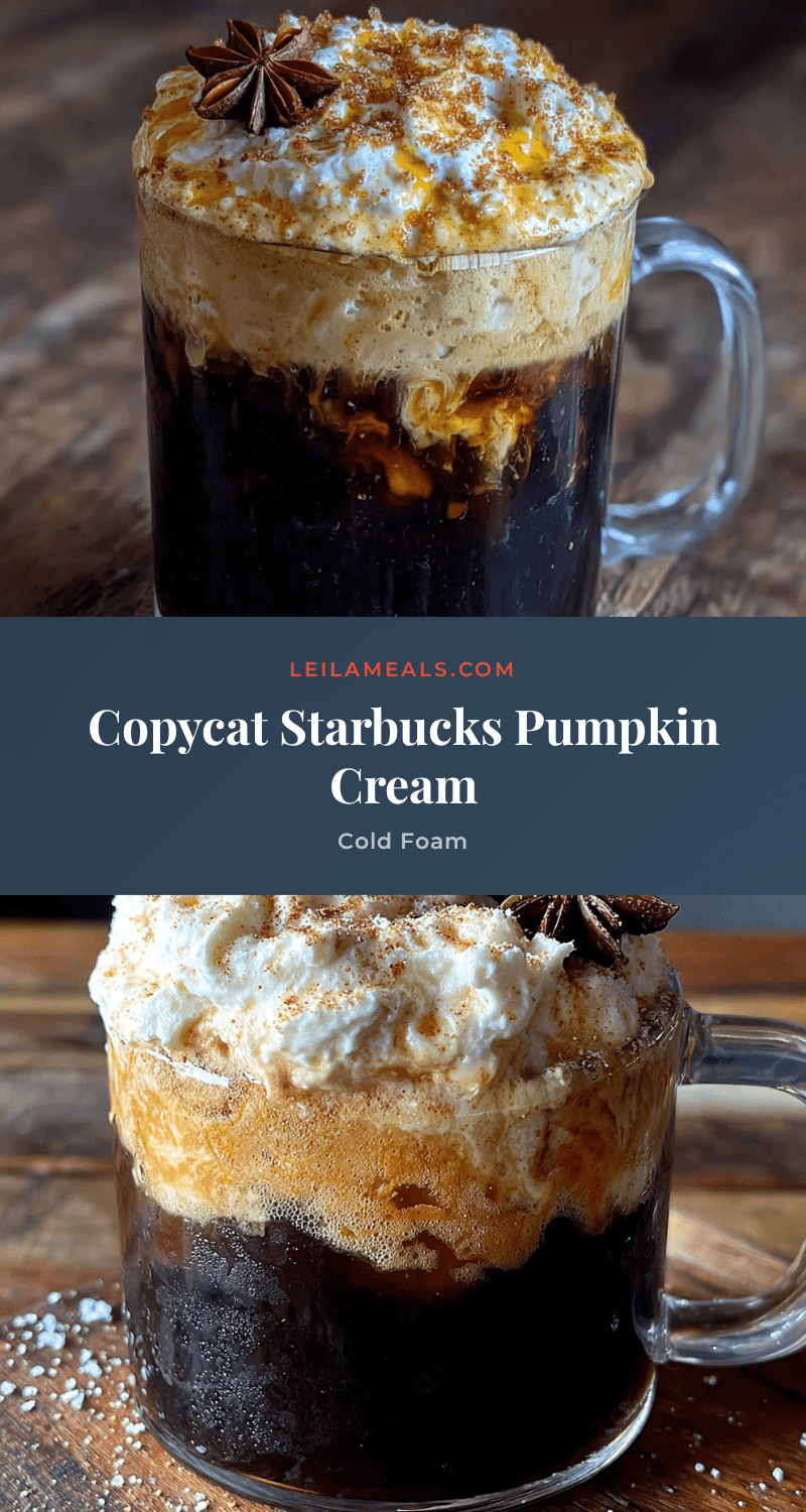 pumpkin cream cold foam recipe
