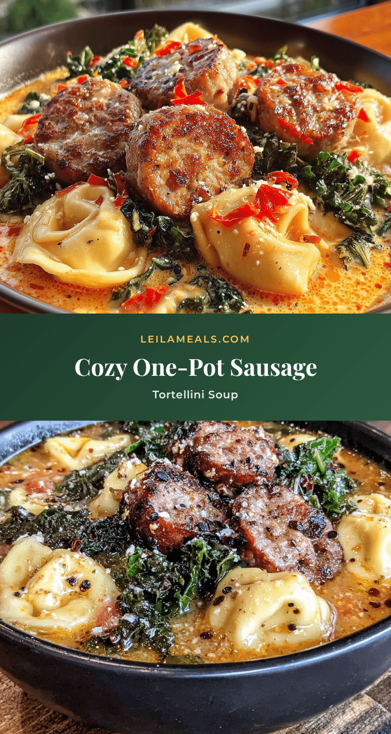 sausage kale tortellini soup recipe