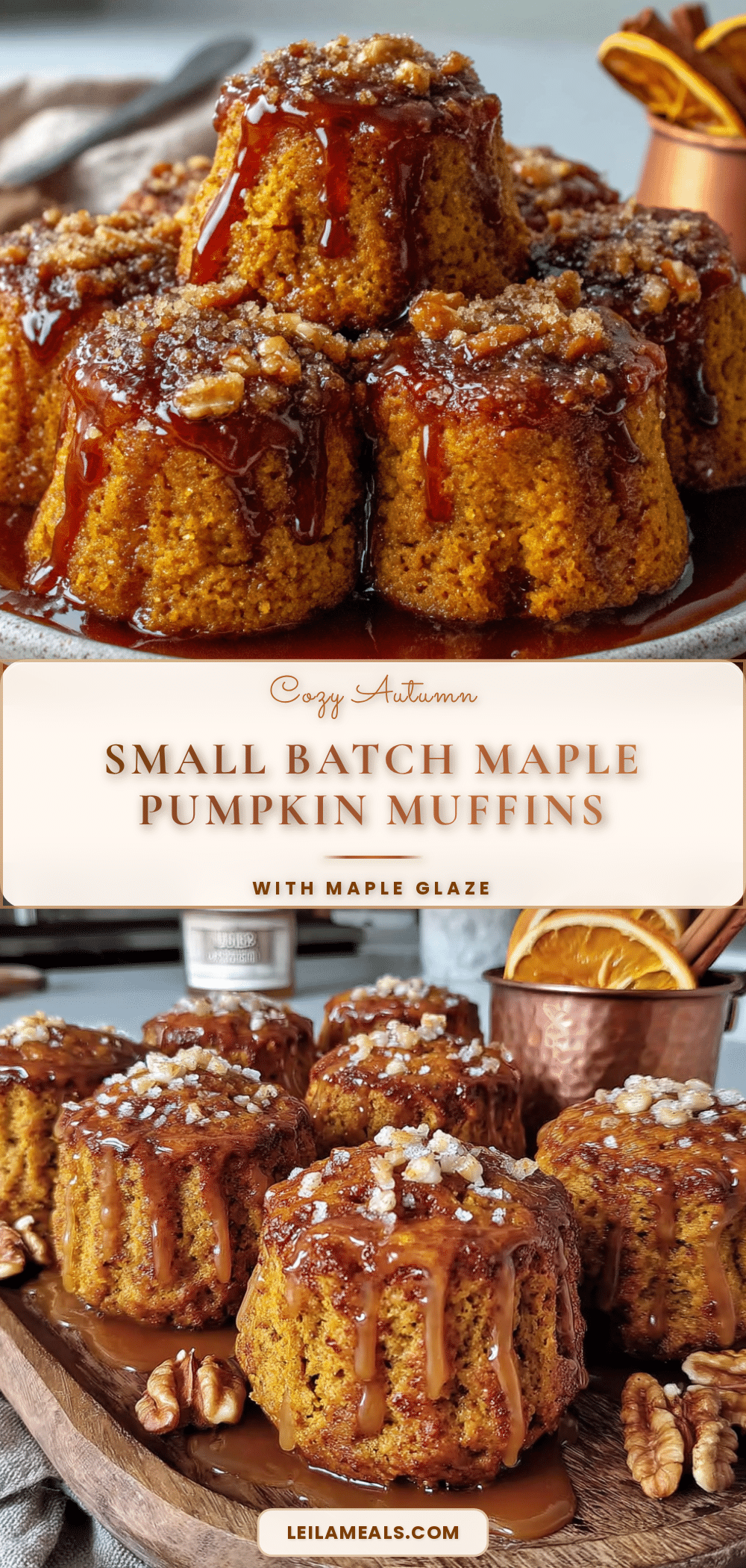 small-batch pumpkin muffins recipe