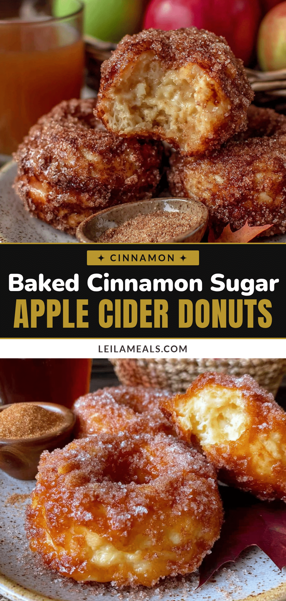 baked apple cider donuts recipe