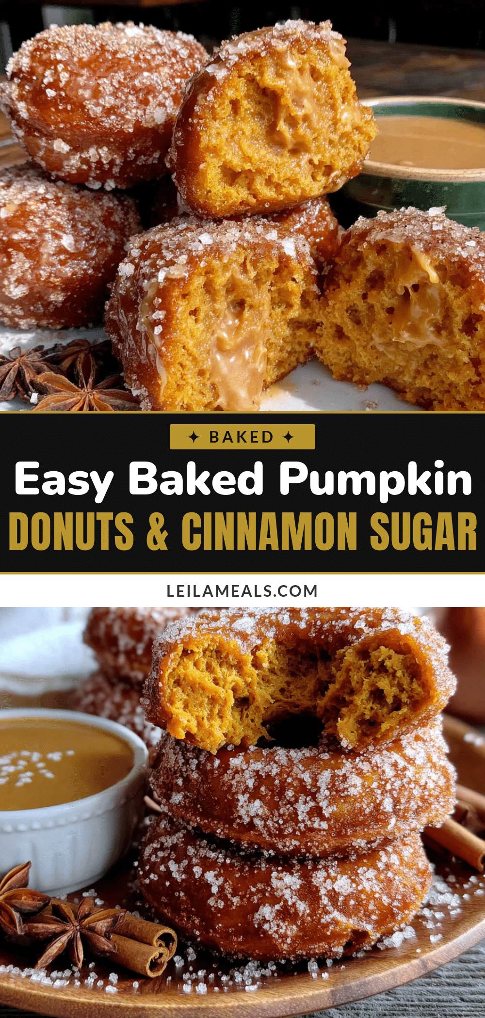 baked pumpkin donuts recipe
