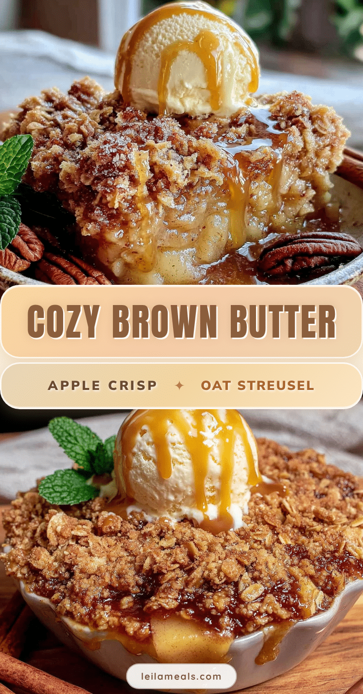 brown butter apple crisp recipe