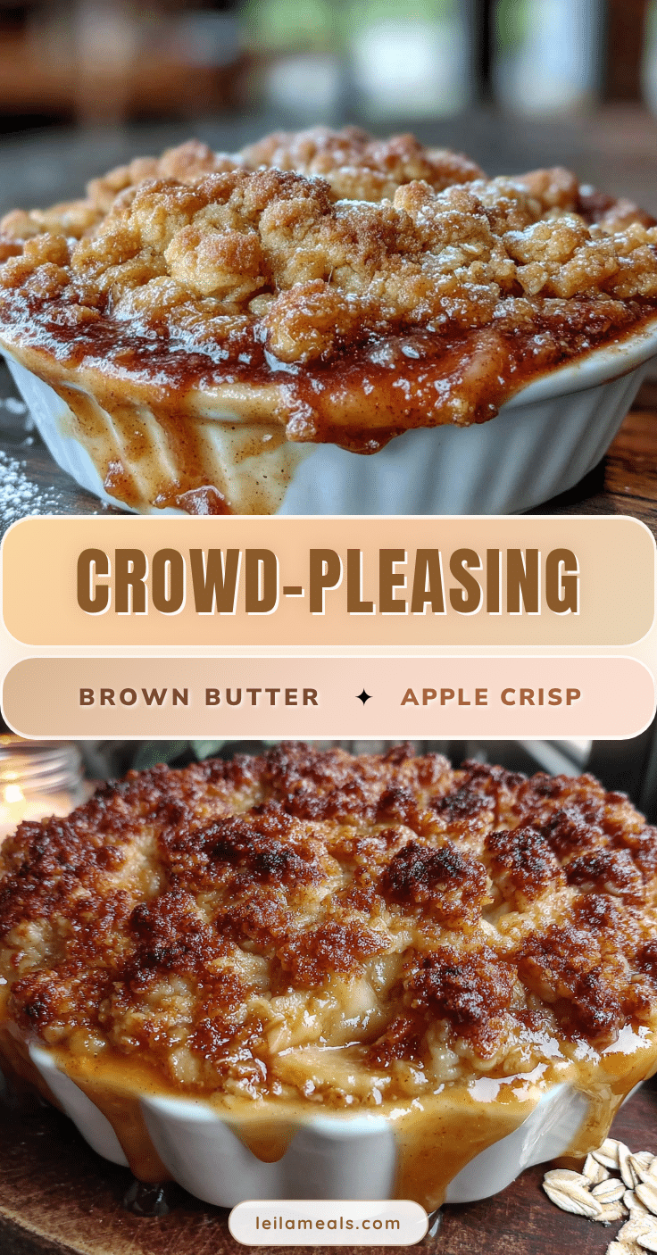 brown butter apple crisp recipe