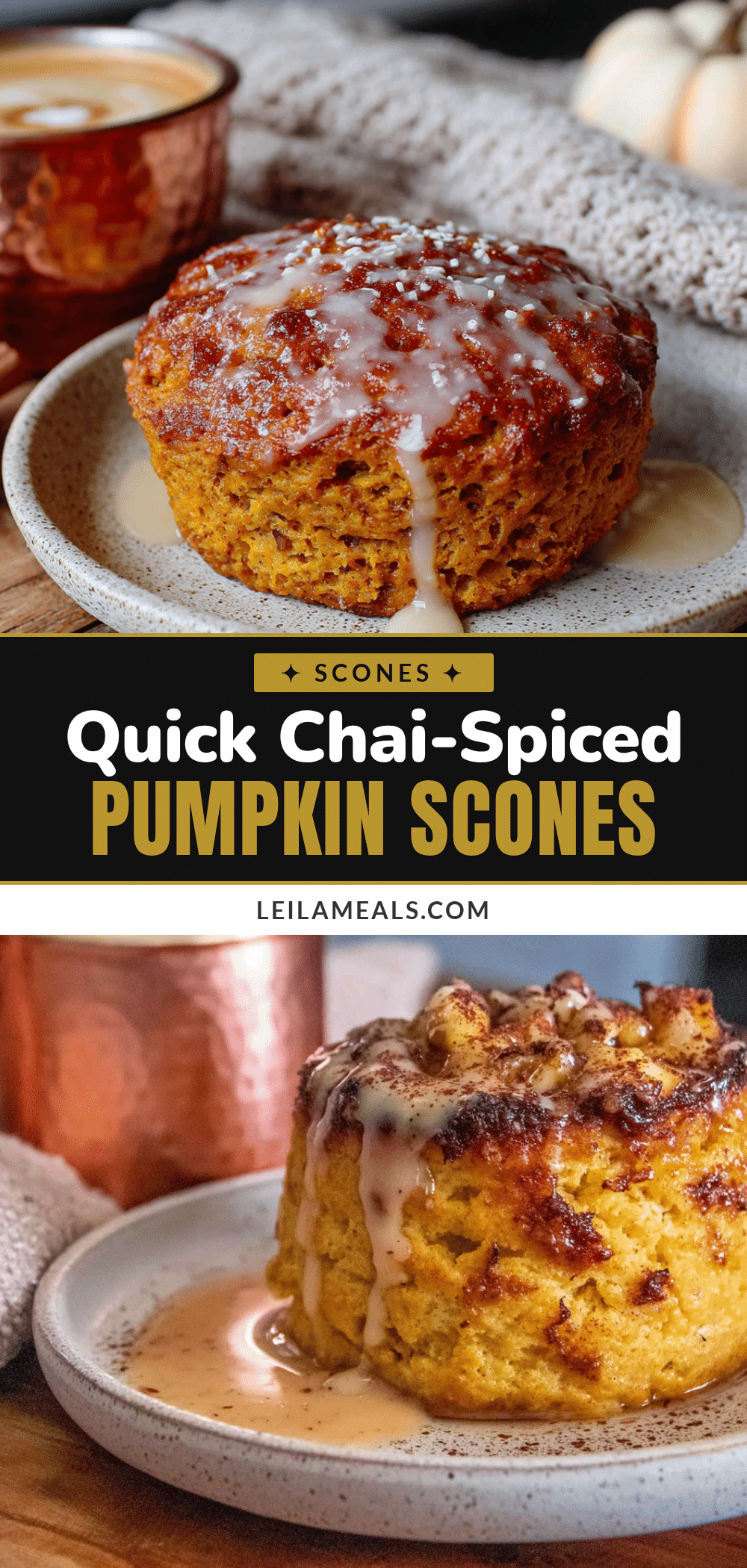 chai-spiced pumpkin scones recipe