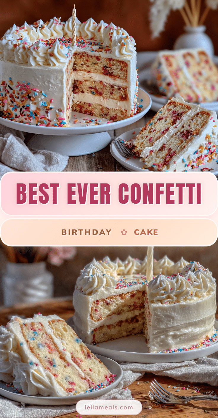 confetti birthday cake recipe