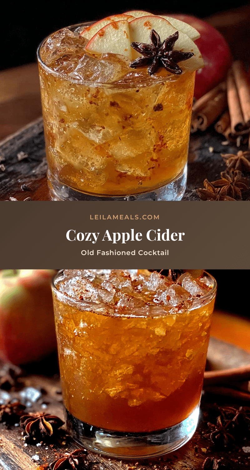 cozy apple cider old fashioned recipe