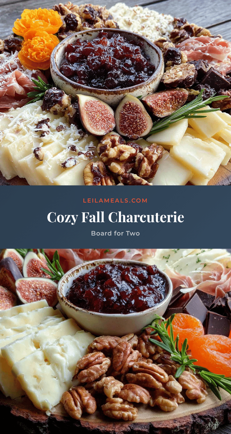 cozy fall charcuterie board for two recipe