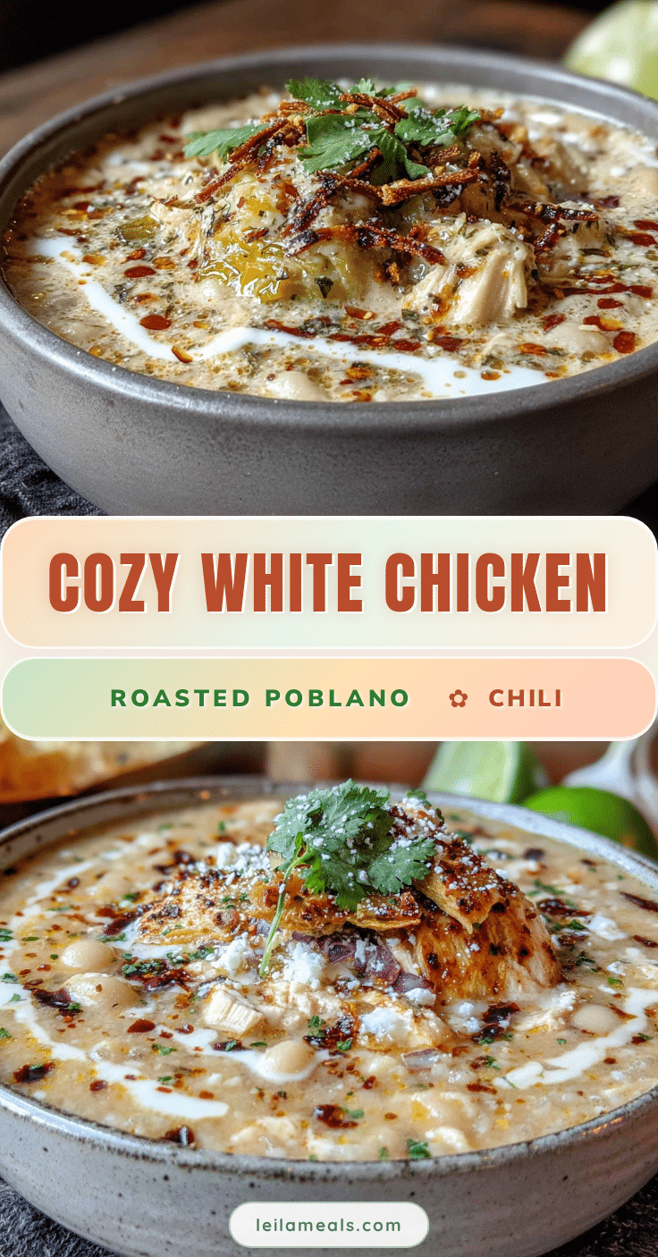 cozy white chicken chili recipe