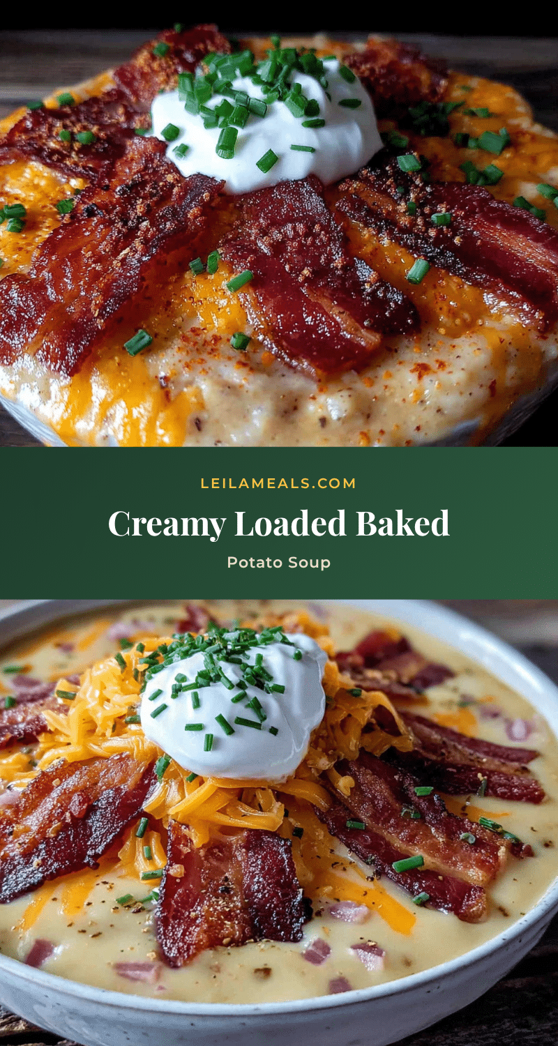creamy loaded baked potato soup recipe