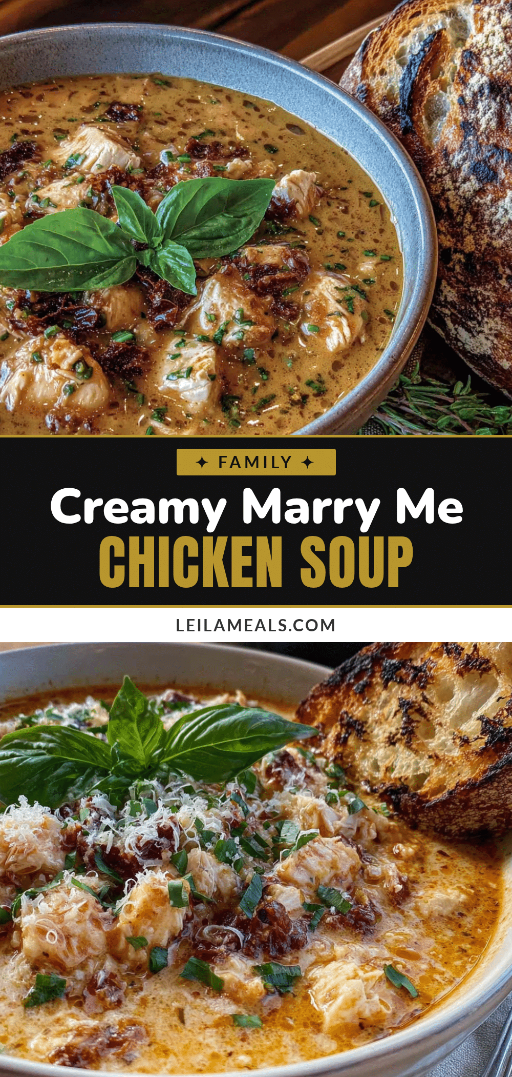 creamy marry me chicken soup recipe