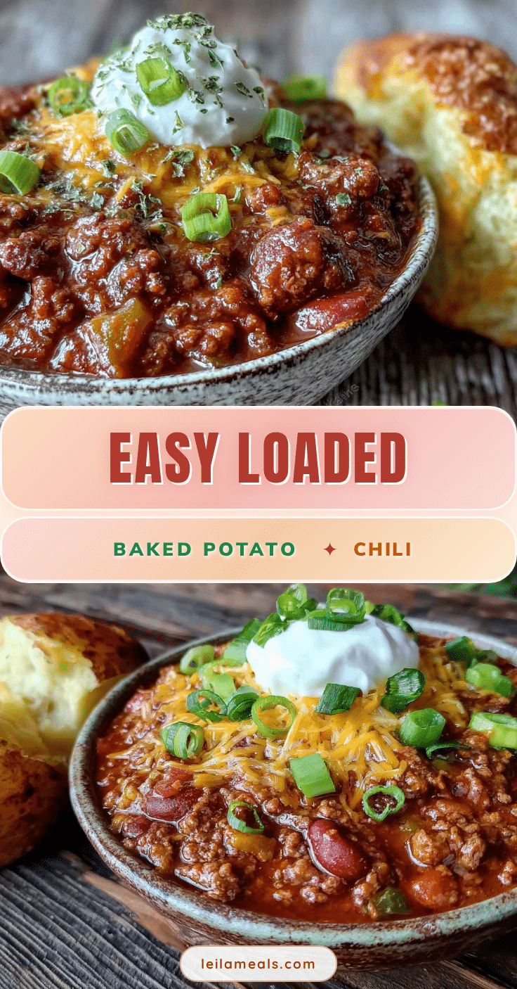 easy loaded baked potato chili recipe