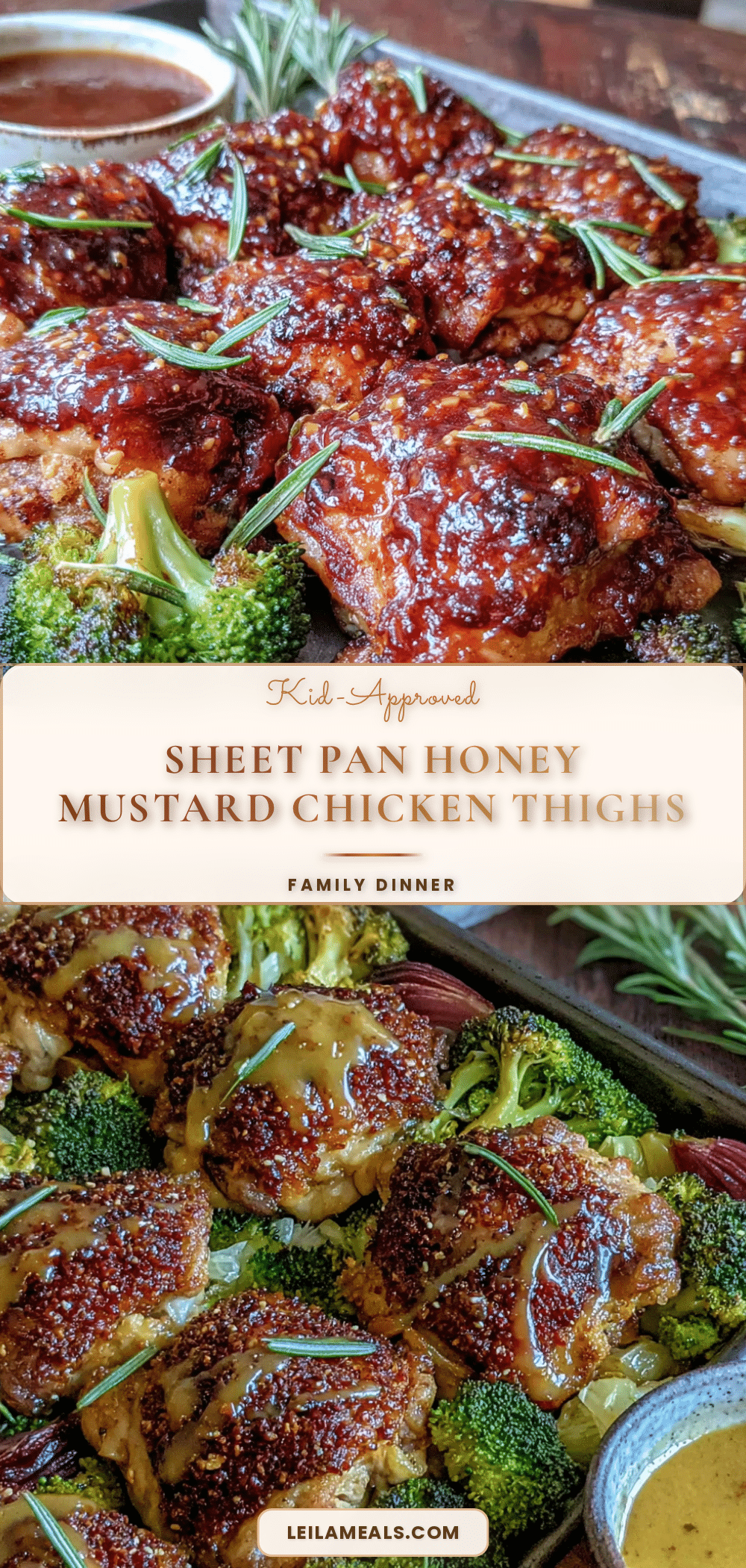 easy sheet pan honey mustard chicken thighs recipe