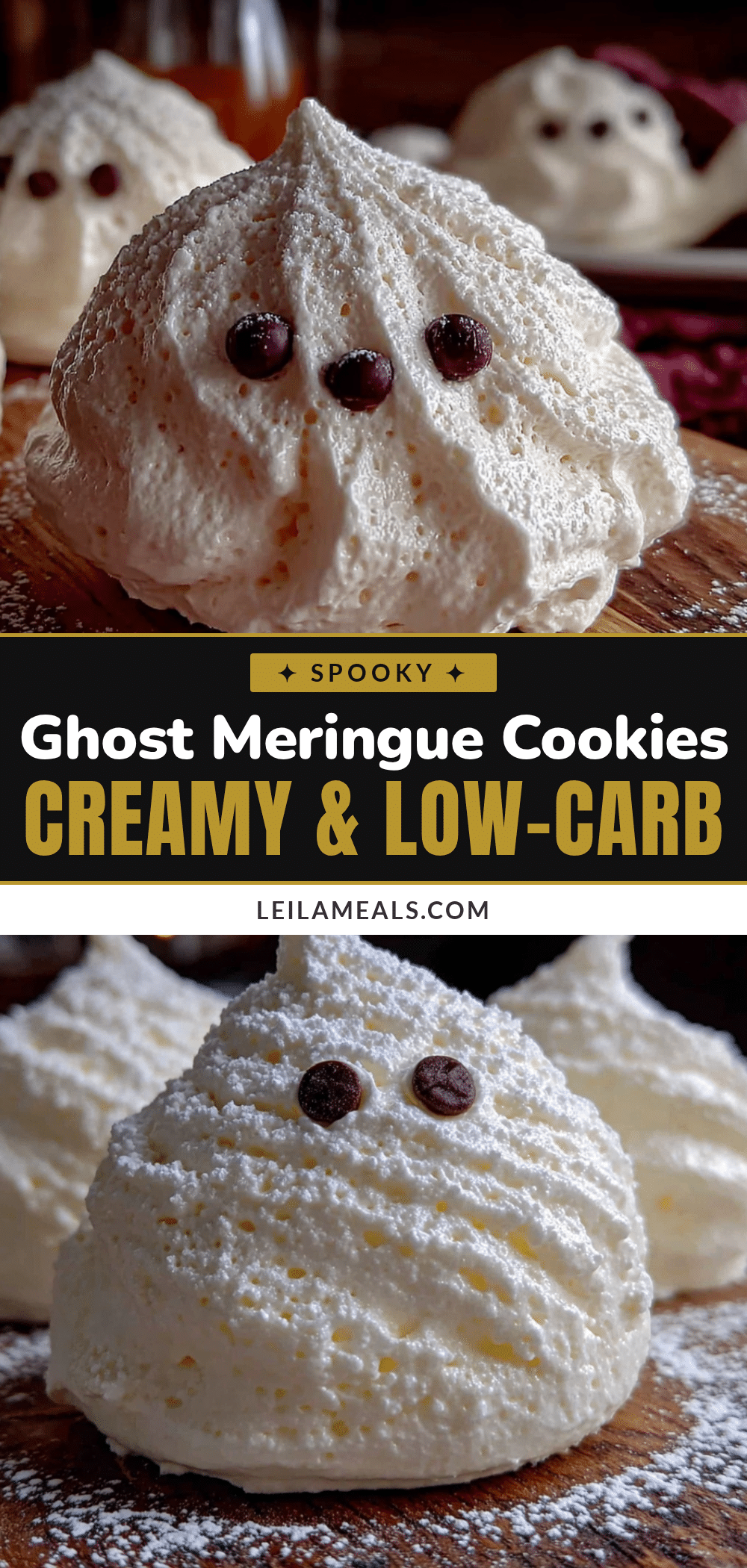 ghost meringue cookies recipe