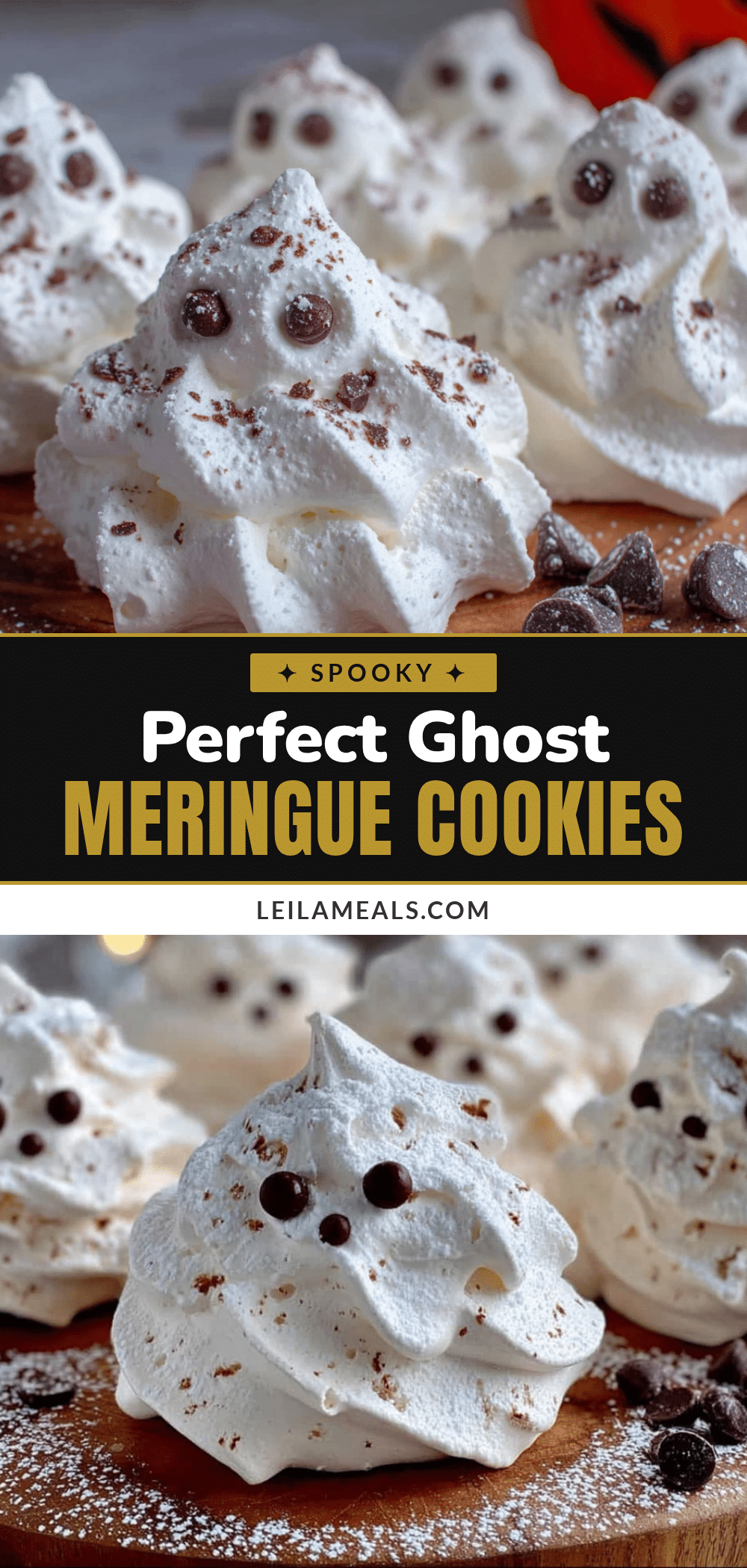 ghost meringue cookies recipe