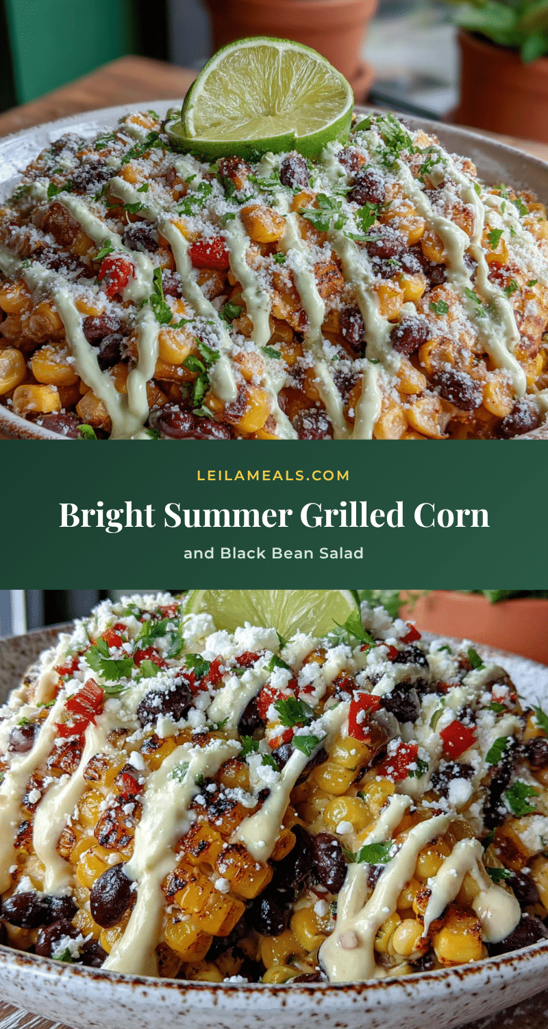 grilled corn and black bean salad recipe