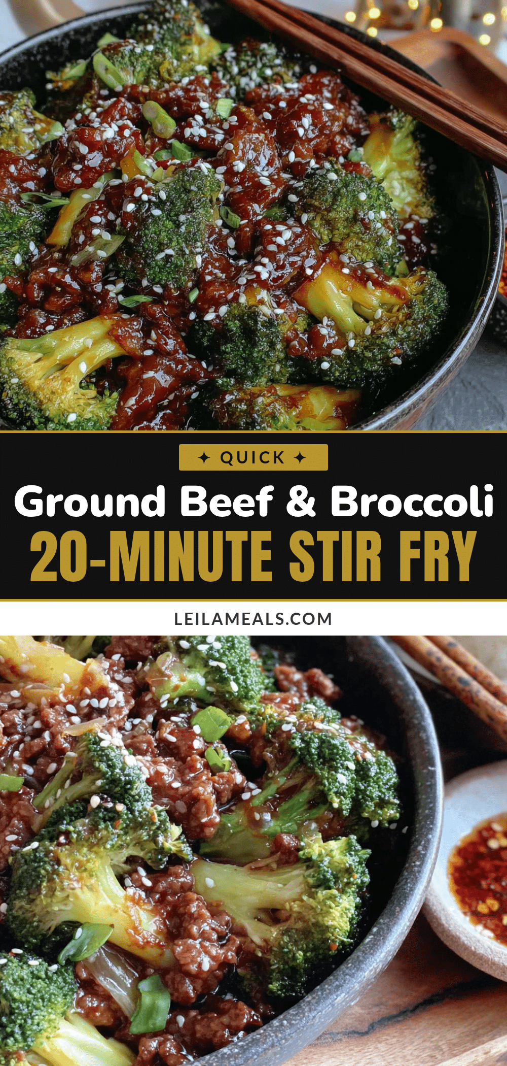 ground beef and broccoli stir fry recipe