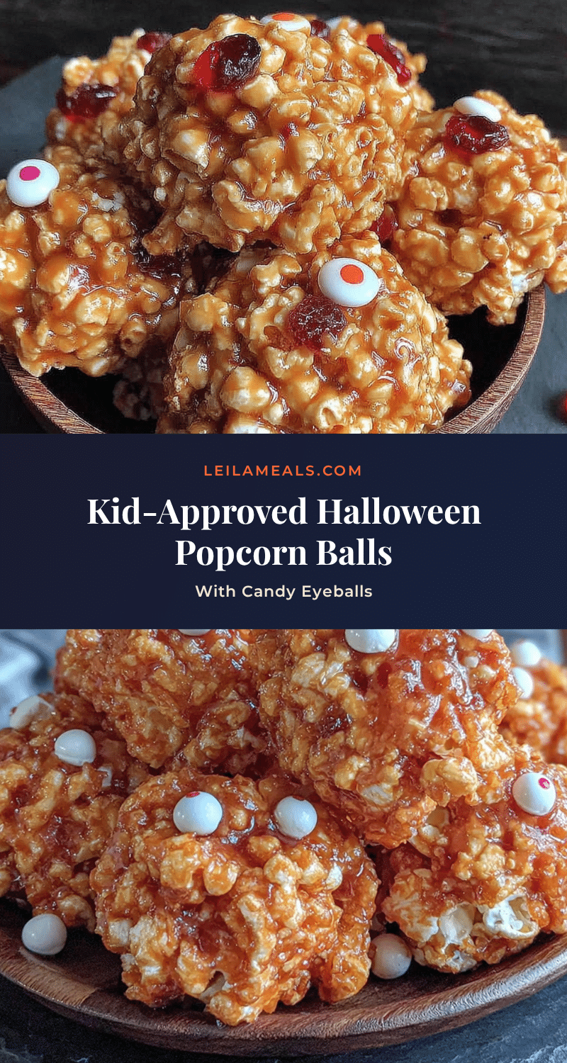 Halloween popcorn balls recipe