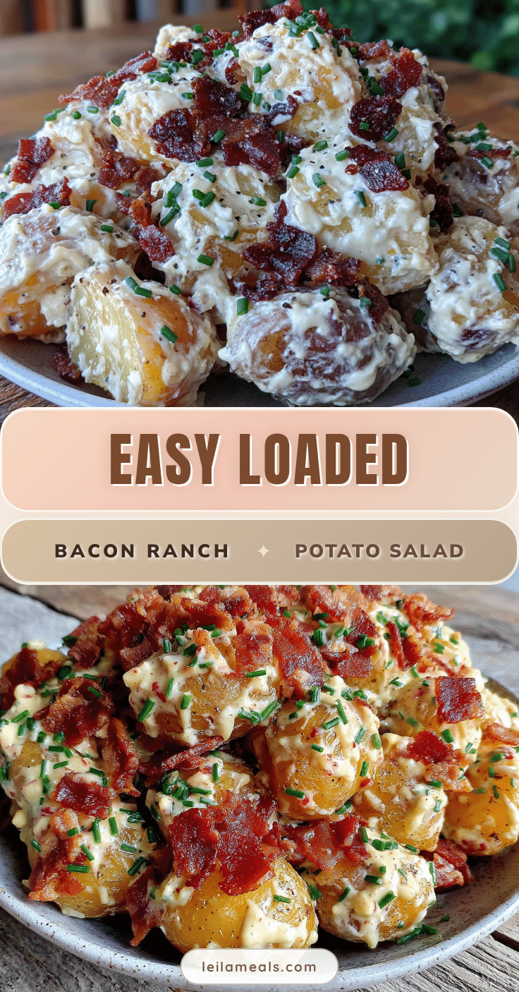 loaded bacon ranch potato salad recipe