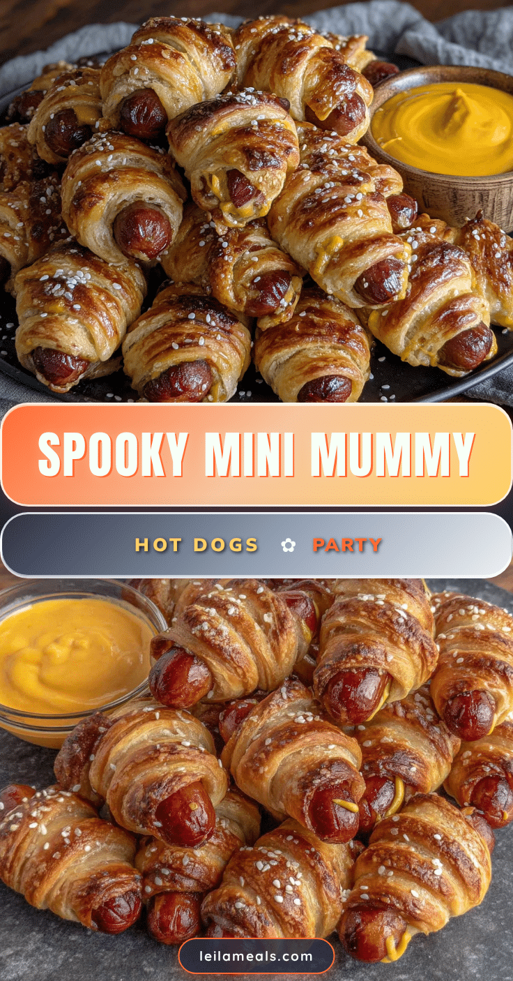 mini mummy hot dogs recipe