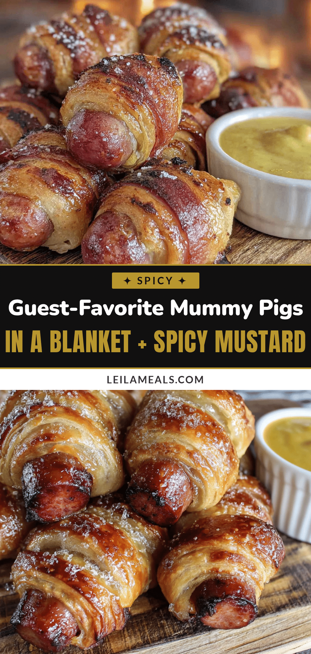 Mummy Pigs in a Blanket recipe