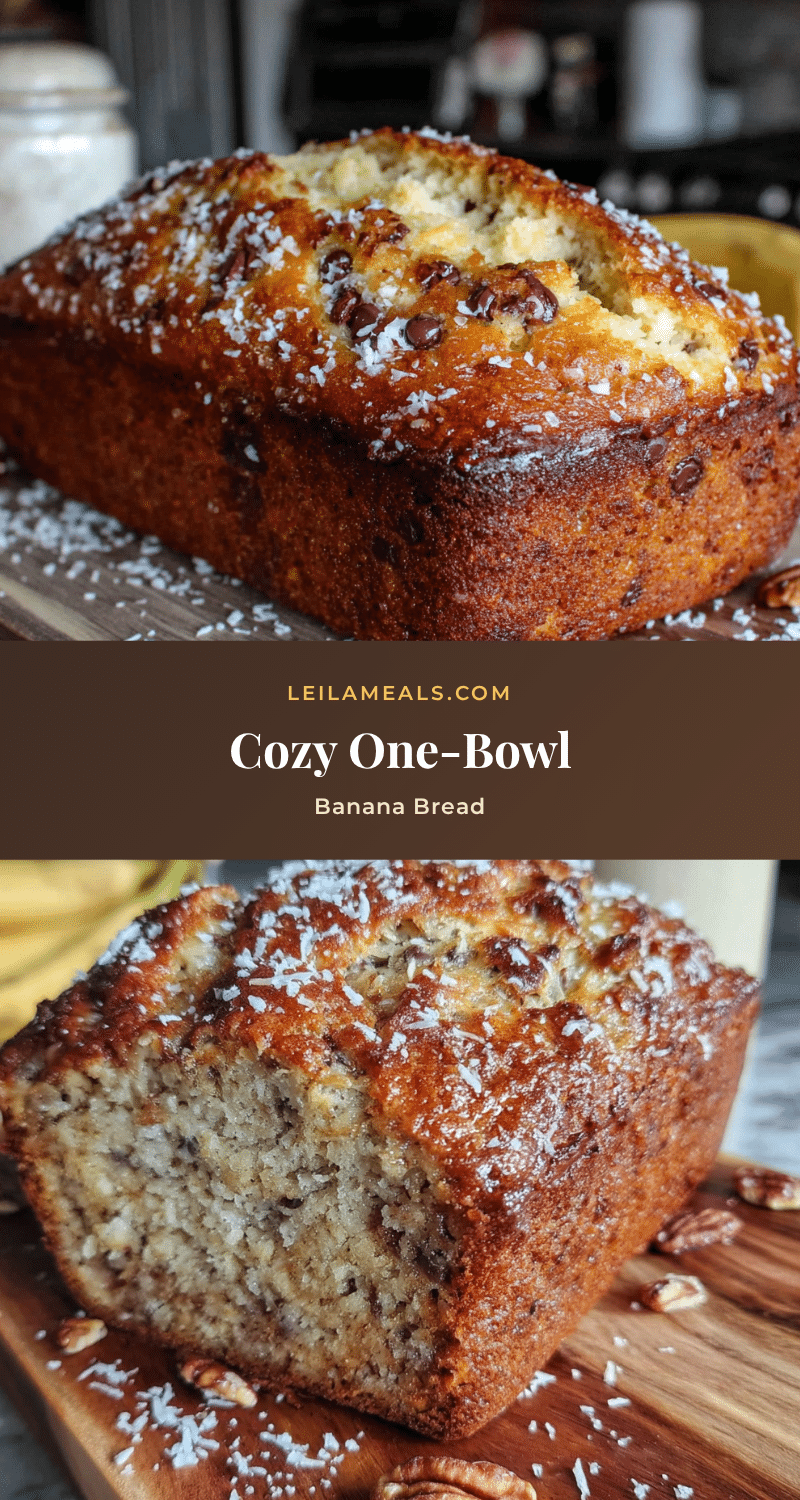one-bowl banana bread recipe