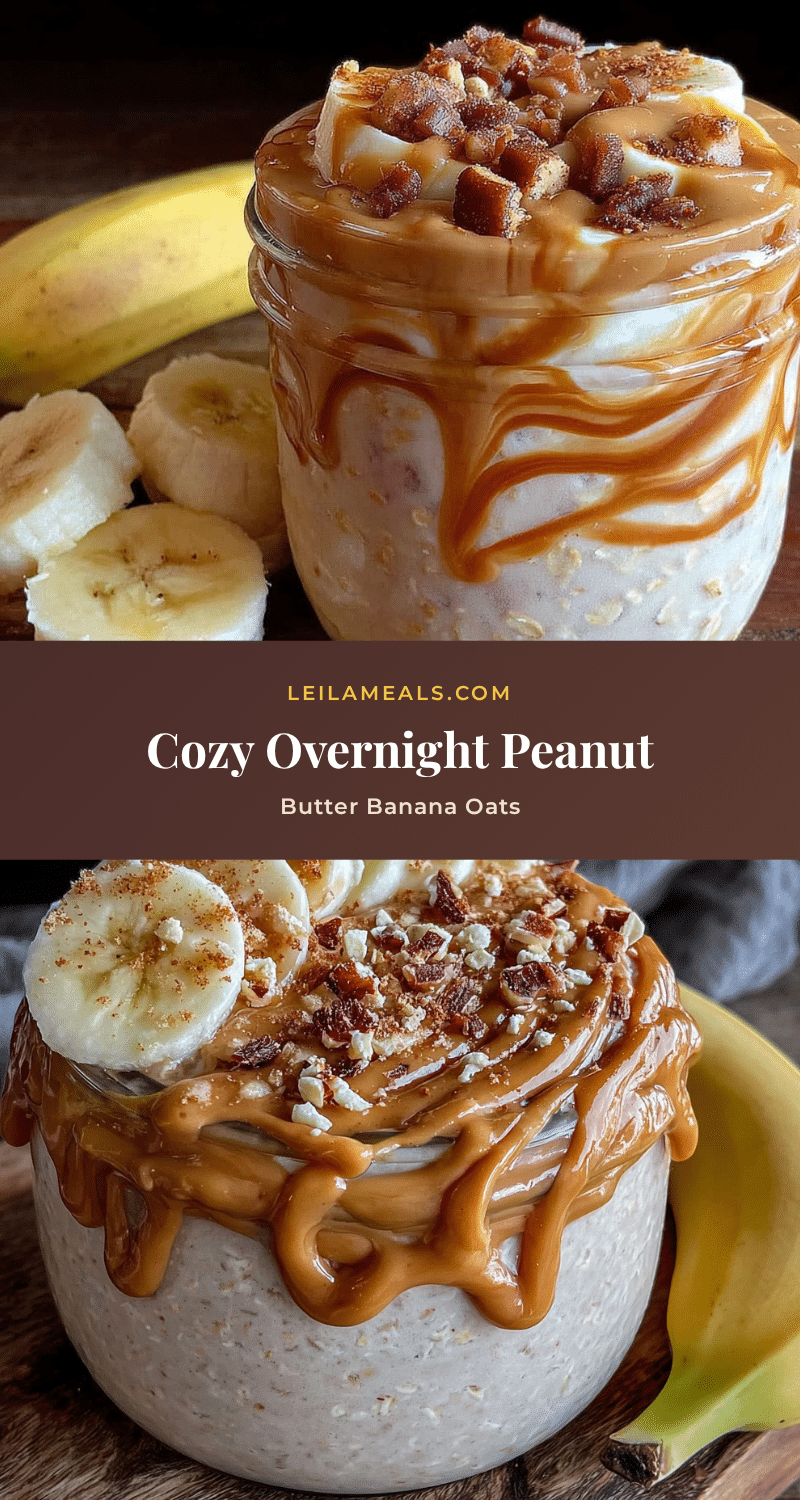 overnight peanut butter banana oats recipe