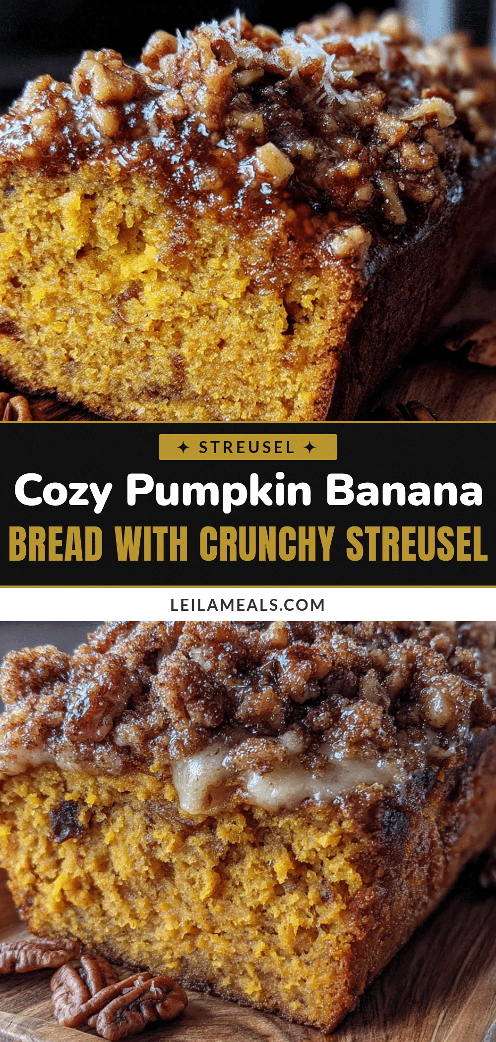 pumpkin banana bread recipe