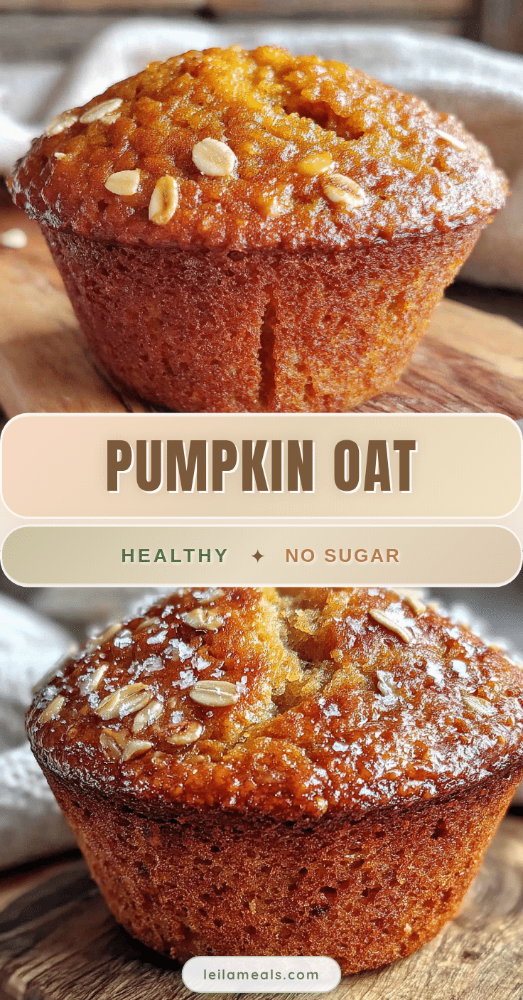 quick healthy pumpkin oat muffins no sugar recipe
